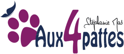 logo du salon de toilettage Aux 4 pattes de Gerzat